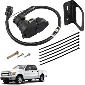 Trailer Tow Hitch Wiring Connector Harness Installation Kit Compatible with 2009-2014 Ford F-150 Standard Extended Crew Cab FX2 FX4 King Ranch Lariat Platinum HD Replaces 9L3Z-15A416-A