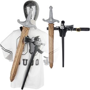 الأسلحة التي تعود إلى العصور الوسطى وضعت واقعية بلاستيكية واقعية للملحقات الأزياء المحارب in Kuwait