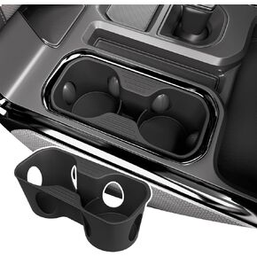 Cup Holder Compatible with 2022-2025 Chevy Silverado GMC Sierra Center Console Cup Holder Bucket Seat Console Drink Organizer Replacement for 2022-2025 Chevy Silverado Accessories