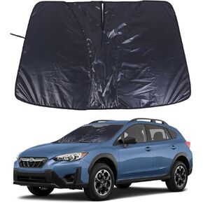 Windshield Sunshade for Subaru Crosstrek 2024-2025 Accessories Front Window Sun Shade Foldable Reflective Sun Visor Custom Sunscreen UV Blocker Privacy Protector HeatShield (Silver)