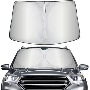 Horror Movie Character Windshield Sun Shade for Car SUV Truck (64x32 Inches), Automobile Sunshade, Protector Blocks UV, Car Accessories