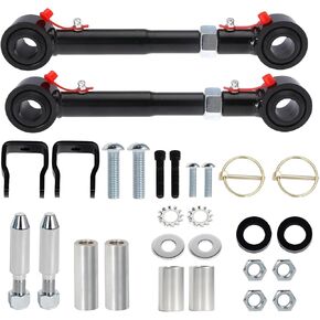2Pcs Front Adjustable Sway Bar Link Quicker Disconnect System with 2.5" - 6" Lift Fit for Je-ep 1997 1998 1999 2000 2001 2002 2003 2004 2005 2006 Wrangler TJ, 1984 1985-2001 Cherokee XJ