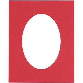 8x11 Mat Bevel Cut for 6x9 Photos - Precut Aquamarine Blue Oval Shaped Photo Mat Board Opening - Acid Free Matte to Protect Your Pictures - Bevel Cut for Family Photos, Pack of 1 Matboard in Kuwait