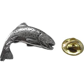 Kiola Designs Curved Trout Fish Lapel Pin