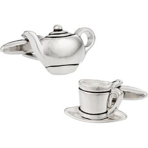 Cuff-Daddy Tea Pot Cufflinks with Presentation Box