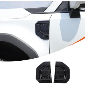 Side Fender Air Vent Sticker Decorative Trim Compatible with Toyota Land Cruiser 250 Prado J250 LC250 2024 2025,ABS Side Wing Cover Decorative Sticker Interior Accessories (Matte Black)