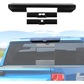 RT-TCZ Smoked Black Third 3rd Brake Light Cover High Mount Stop Lamp Cover Trim Exterior Accessories for Chevy Silverado/GMC Sierra 2022 2023 2024 2025
