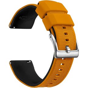 Silicone Watch Bands Quick Release 20mm, 22mm for Men and Women Replacement Rubber Watch Bands Soft Breathable Waterproof Sport Watchbands Straps