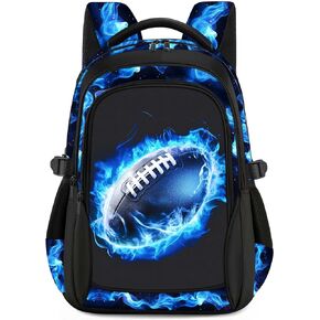 حقائب الظهر للمدرسة للأولاد - حقائب الظهر 4 مساءً لكرة السلة مع مربع الغداء للمدرسة المتوسطة المراهقة ، و 17 ″ طلاب الكتب ، مثالية للسفر. in Kuwait