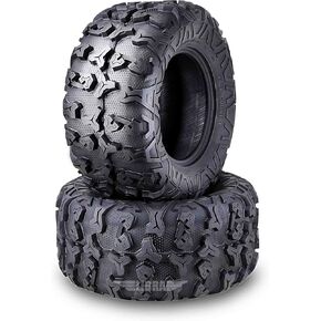 البلد الحر (2) إطارات 8PR ATV/UTV 25x11x12 FIT 05-14 KUBOTA RTV 900/1100