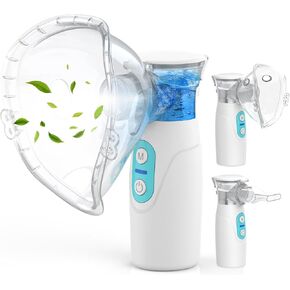 Ultrasonic Nebulizer, Model Ne-520 Portable Nebulizer for Adults and Kids, Nebulizer Machine with Two Modes and Self-Cleaning Function, Breathing Treatment Machine Nebulizer for Travel & Home