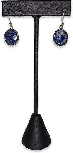 6Pcs Set Earring T Stand Display Set, Jewelry Display Stand for Showroom and Tradeshow Showcase Displays, various materials, 4 1/2 H in; 5 3/4 H in; 6 3/4 H in (Beige Suede) in Saudi Arabia