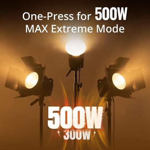 ZHIYUN Molus G200 200W COB Video Light with Bowens Mount,85800Lux/m 2700K-6500K and ZY Vega APP Control,Ultra Quiet DynaVort Cooling System in Saudi Arabia