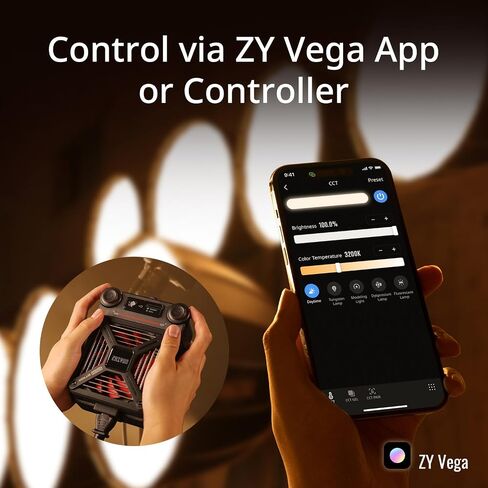 ZHIYUN Molus G200 200W COB Video Light with Bowens Mount,85800Lux/m 2700K-6500K and ZY Vega APP Control,Ultra Quiet DynaVort Cooling System in Saudi Arabia