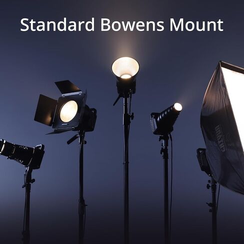 ZHIYUN Molus G200 200W COB Video Light with Bowens Mount,85800Lux/m 2700K-6500K and ZY Vega APP Control,Ultra Quiet DynaVort Cooling System in Saudi Arabia