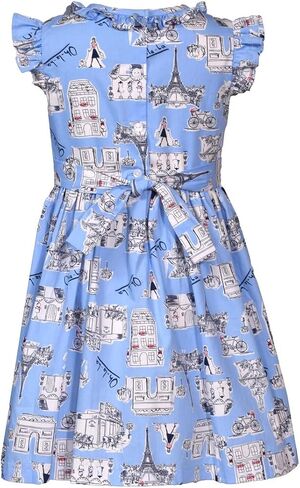 Bonnie Jean Girls 3M-6X Embroidered Smocked Panel Dress in Saudi Arabia