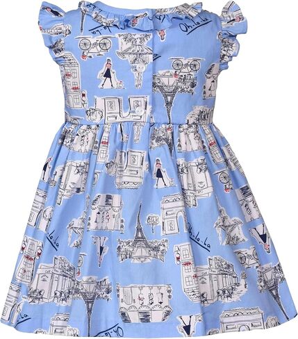 Bonnie Jean Girls 3M-6X Embroidered Smocked Panel Dress in Saudi Arabia