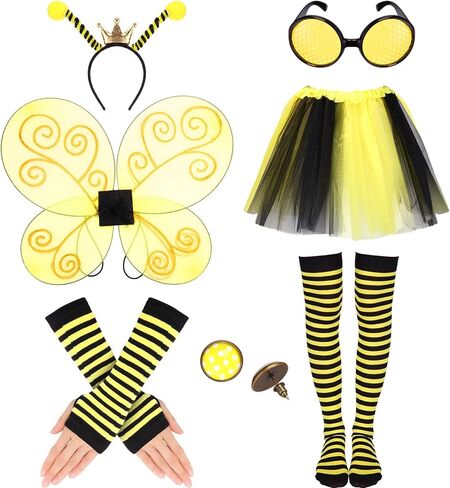 مجموعة أزياء الخنفساء Toulite للنساء الحشرات لباس مع Wings Girls Cosplay Fairy Associaty for Christmas حفلة in Kuwait