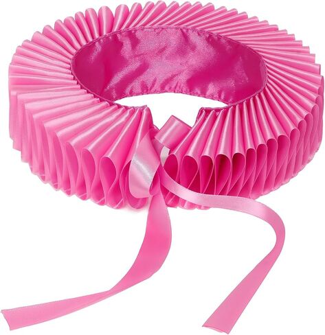 Elizabethan Collar,Renaissance Ruffle Clown Collar Victorian Colonial Dickens Neck Lace Neck Collar in Saudi Arabia