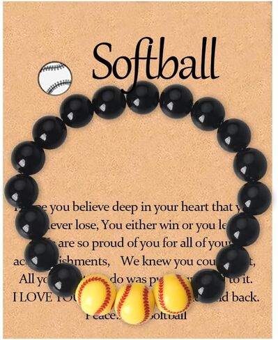 Birthday Gifts for Son Graduation Gift Basketball Soccer Baseball Rugby Tennis Softball Volleyball Bracelet in Saudi Arabia