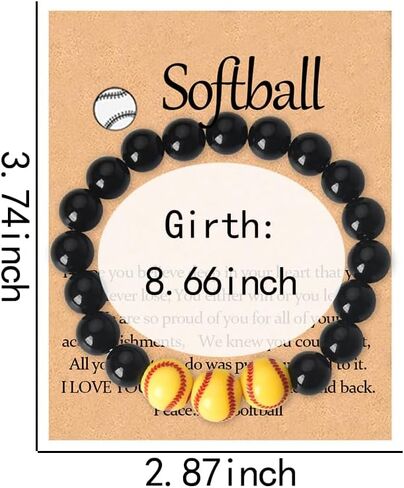 Birthday Gifts for Son Graduation Gift Basketball Soccer Baseball Rugby Tennis Softball Volleyball Bracelet in Saudi Arabia