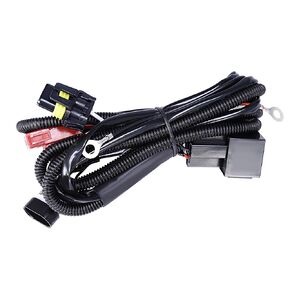 Relay Wiring Harness Conversion Kit Universal Single Beam Wire Harness for H1 H3 H4 H7 H8 H9 H10 H11 H13 9004 9005 9006 9007 9140 9145 5202 880 884