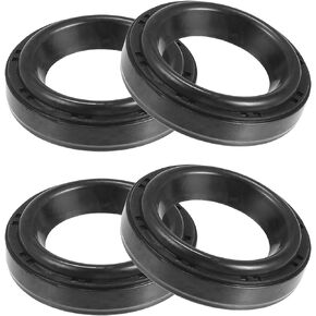 uxcell 4pcs Engine Crankshaft Oil Seal Replacement for Honda Accord 1994-2008 for Acura MDX 2001-2008 No.12342-P08-004/12342P08004