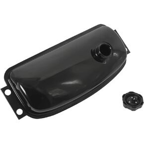 NovelBee Steel Fuel Tank Gas Tank with Cap Petcock for 150CC 250CC Kandi Go-Karts Dune Buggy ATV