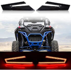 SAUTVS RZR PRO LED Tail Lights, Smoked Black LED Taillights Rear Lamps for Polaris RZR PRO XP/XP4 2020 2021 2022 2023 2024, RZR PRO R/RZR TURBO R 2022 2023 2024(2PCS)