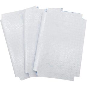 EULANT 10 Pieces Book Covers Plastic Clear with Adjustable Self-Adhesive Closure,Clear Slip On Jacket Cover,16K Size for Books at 19x26cm …