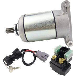 Starter Motor & Solenoid Relay & Ignition Switch for Yamaha Grizzly 550 2009-2014 Grizzly 700 2009-2022 Kodiak 700 2016-2022 28P-81890-00-00, 28P-81890-01-00 in Kuwait