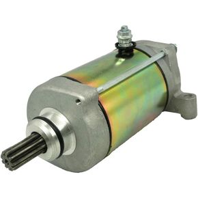 Starter Motor Replacement for Yamaha UTV Rhino 450 660 ATV Grizzly 450 660 Kodiak 400 450 Wolverine 450 with 9 Tooth 12V Starter Motor OE Replace # 4WV-81800-00-00, 4WV-81890-00-00, 5KM-81890-00-00