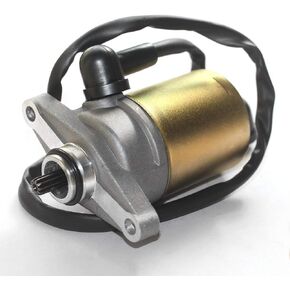10 Teeth Starter Motor with Wire Cable for GY6 49cc 50cc Scooter 139QMB Moped ATV Go Karts TAOTAO SUNL ROKETA TANK BAJA