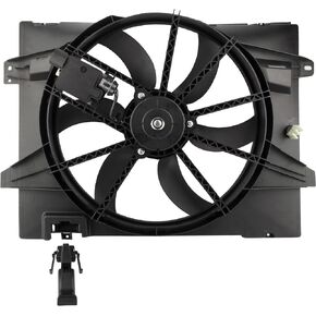 BOXI 621-353 Radiator Cooling Fan Assembly Fit for Lincoln Town Car 2005-2011 / for Ford Crown Victoria 2006-2011 / for Mercury Grand Marquis 2006-2011 (ONLY fits 4.6L V8) Replaces 6W1Z8C607A 621380CU