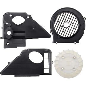 WOOSTAR Air Director Cooling Fan Cover Assembly Replacement for GY6 125cc 150cc ATV Quad 4 Wheeler Go Kart Moped Scooter