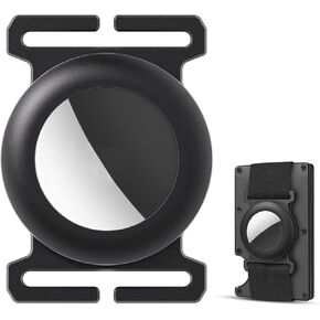 for AirTag Cash Strap, Rotary Installation Without Screws Light Slim AirTag Holder for Metal Wallet, AirTag Case with Elastic Band, Aluminum Alloy AirTag Wallet Money Clip in Kuwait