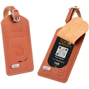 [Pack 1] Dolphin Smart Bag Tracker | Luggage Tracker Tag, Global Loss Recovery Service, No Subscription Fee, Airline Compliant, SITA World Tracer Code Enabled | Arrival Alert, Separation Alert