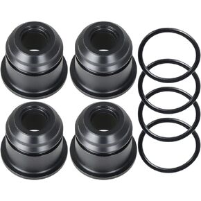 4Pcs Fuel Injector Nozzle Holder Spacer with 4 x O-Rings Replacement for Toyota Tacoma T100 4Runner 2700CC EFI 1995-2004 2.4L 2.7L 2.4 2.7 4Cyl Engine Replaces 9056110018 90301-19006