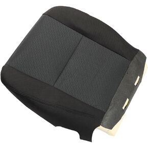 Black Driver Bottom Cloth Seat Cover and Sponge Cushion Replacement for 2007-2014 Silverado 1500