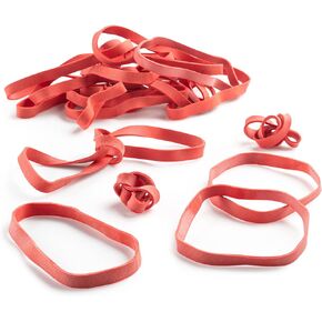 Rubber Bands - #64 Size - Red Rubberbands - 1LB/250 Count