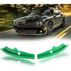 AUXMART Front Bumper Lip Splitter Protector Compatible with Dodge Challenger Scat Pack R/T GT SRT, Red