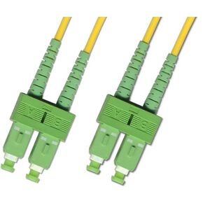 1M Singlemode Duplex Fiber Optic Cable (9/125) - SC/APC to SC/APC