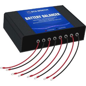 ECO-WORTHY Battery Balancer 48V Battery Equalizer for 24V/36V/48V Battery, Supports for LiFePO4 Lithium Battery, Lead Acid/Gel/SLA Nickel-Metal Hydride Battery