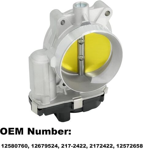 12580760 جسم خانق إلكتروني مناسب لسيارة Chevy Silverado Tahoe Suburban 1500/ Avalanche، لسيارة GMC Sierra Envoy Yukon Saab Hummer Buick Isuzu 4.8L 5.3L 6.0L، استبدال جسم الخانق # 12572658، 12679524 in Kuwait