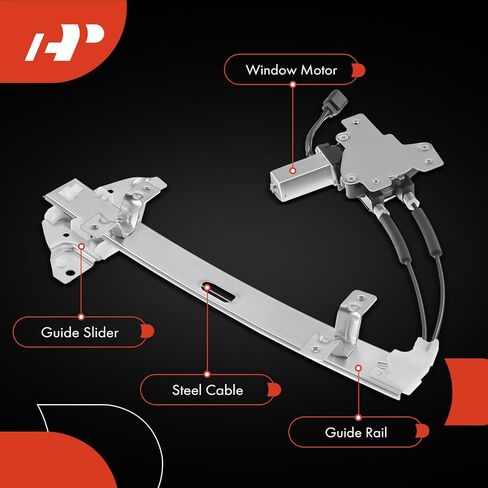 A-Premium Electric Power Window Regulator with Motor Compatible with Pontiac Grand Prix 1997-2003 Sedan Rear Left Driver Side in Saudi Arabia