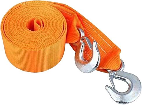 Tow Strap Heavy Duty, Recovery Strap 3" X 20' 18,000 LB Break Strength Rope Winch Strap with 2 Hook in Saudi Arabia