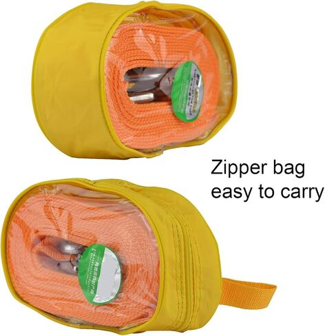 Tow Strap Heavy Duty, Recovery Strap 3" X 20' 18,000 LB Break Strength Rope Winch Strap with 2 Hook in Saudi Arabia
