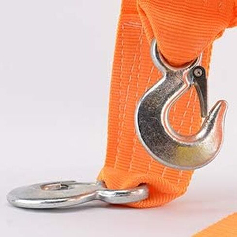 Tow Strap Heavy Duty, Recovery Strap 3" X 20' 18,000 LB Break Strength Rope Winch Strap with 2 Hook in Saudi Arabia
