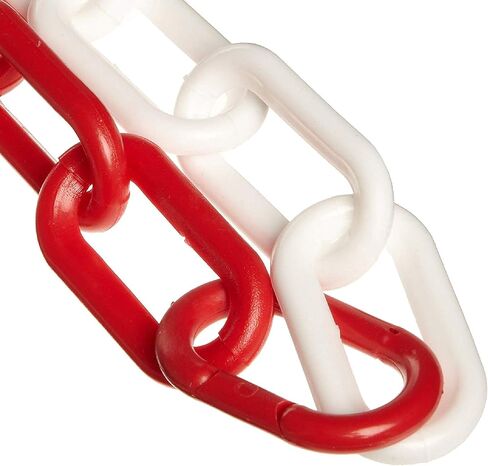 Mr. Chain Plastic Barrier Chain, Yellow, 2-Inch Link Diameter, 50-Foot Length (50002-50) in Saudi Arabia