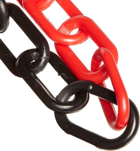 Mr. Chain Plastic Barrier Chain, Yellow, 2-Inch Link Diameter, 50-Foot Length (50002-50) in Saudi Arabia